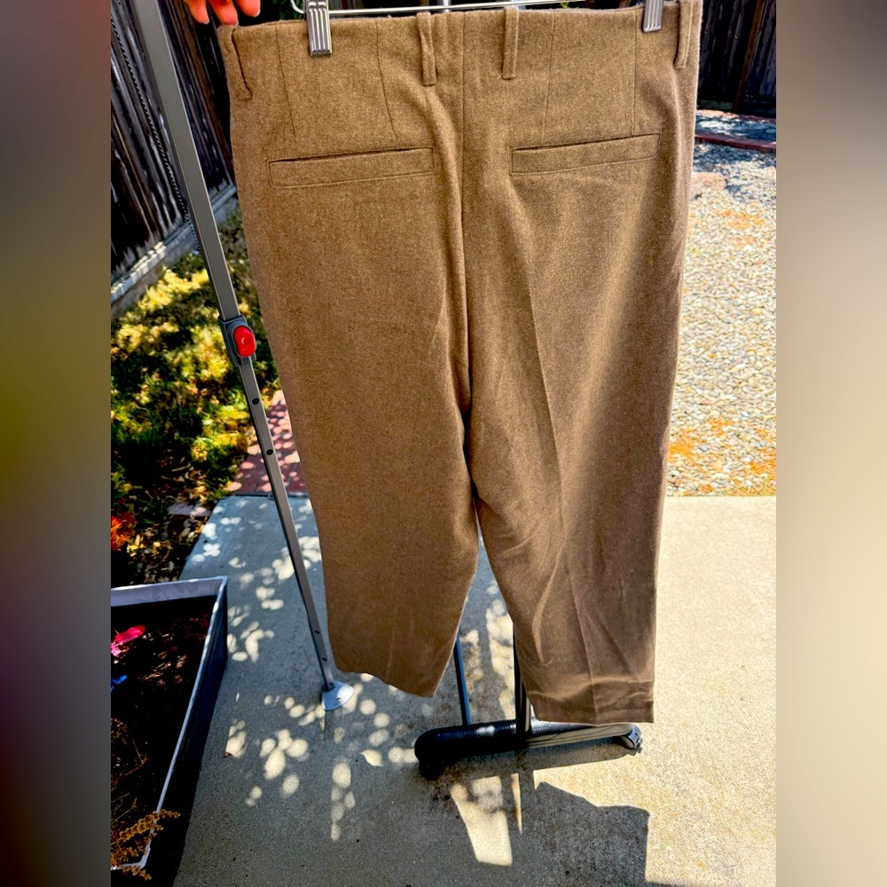 Zara Pleated Pants 
Pants made with 27% wool